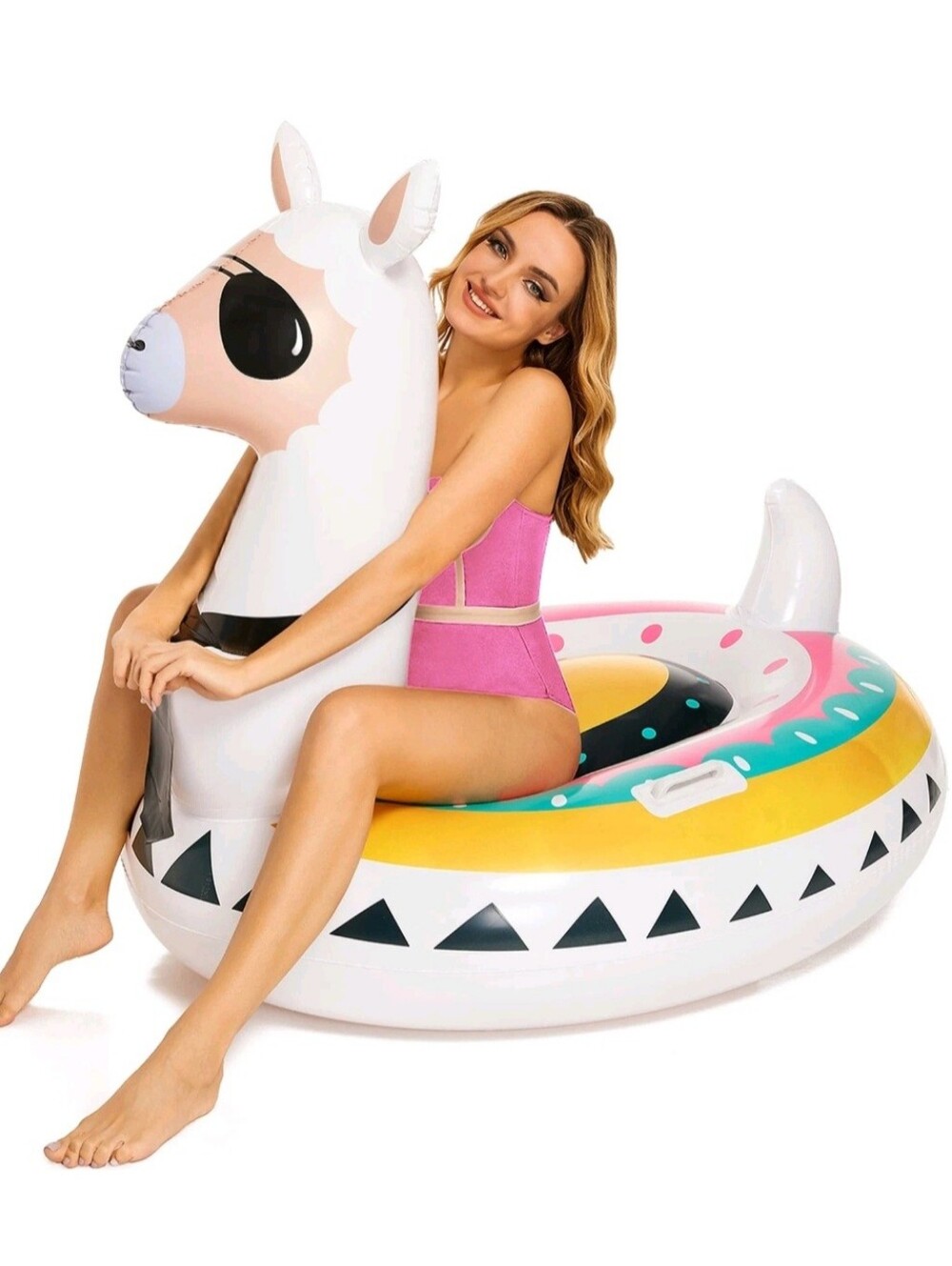 Triumpeek Inflatable Fiesta Pool Float, Novelty Fun Water Inflatable Ride-On ... - Picture 8 of 8